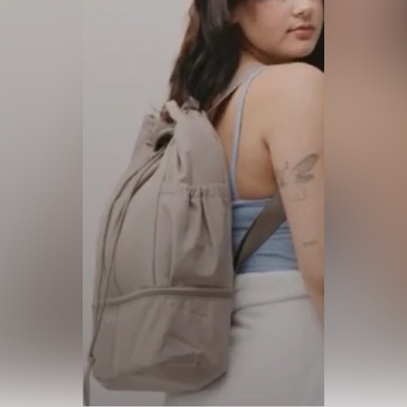 Beyond Yoga Gray Backpack